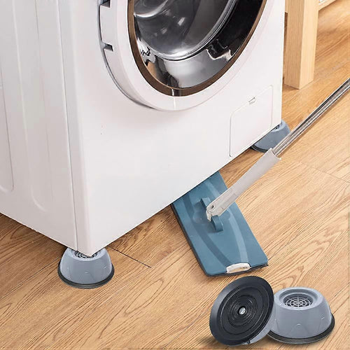 Premium Anti-Vibration Washing Machine Pads (4 Pcs Pack) - Non-Slip Rubber Stoppers