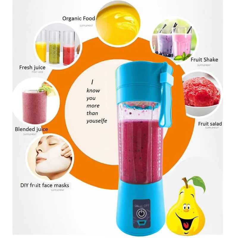 Premium Smart Portable Juice Blender – Wireless Touch & Go Smoothie Make